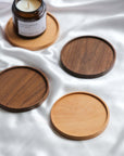 Walnut/Beech Wood Coaster