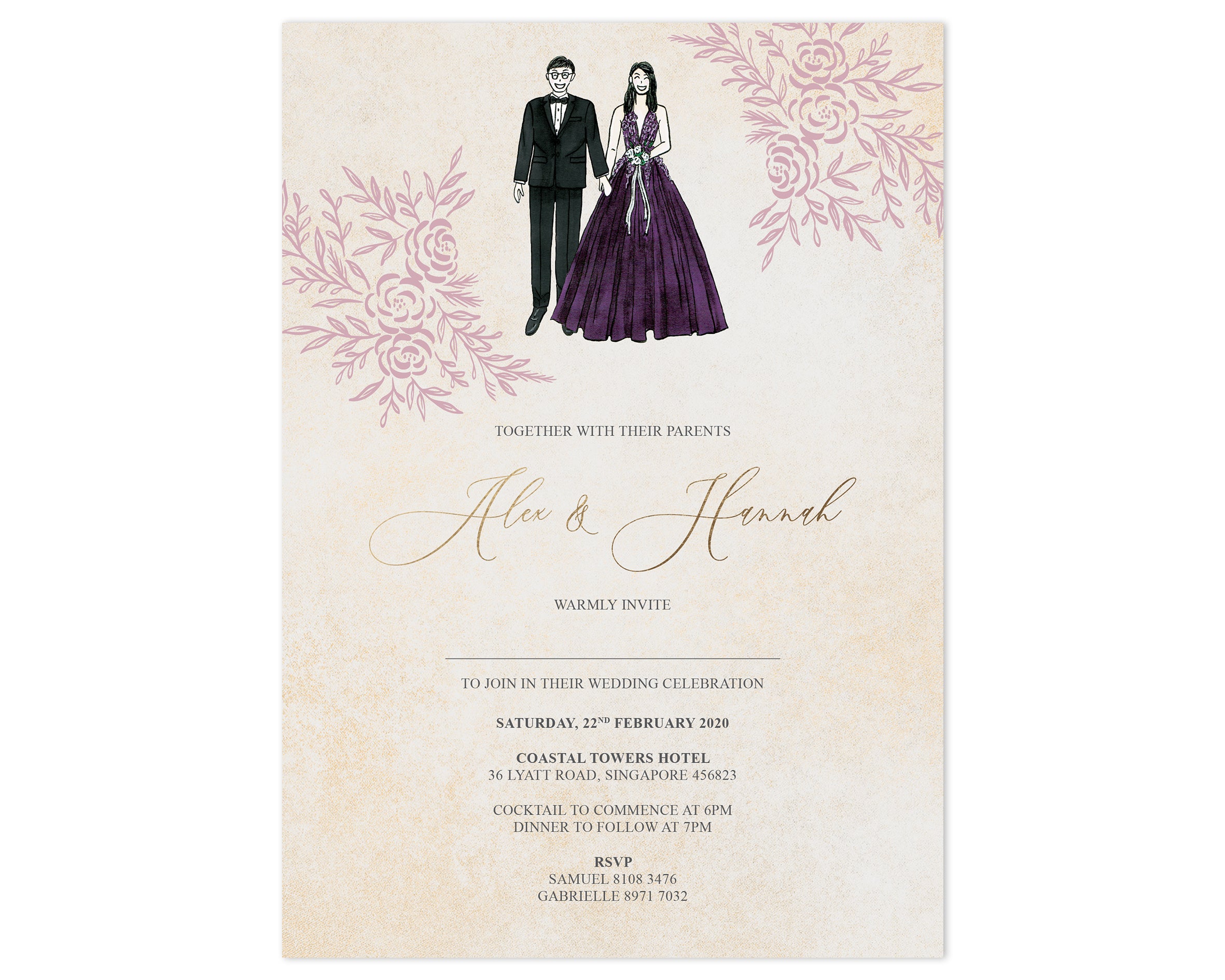 Daphne Floral Portrait