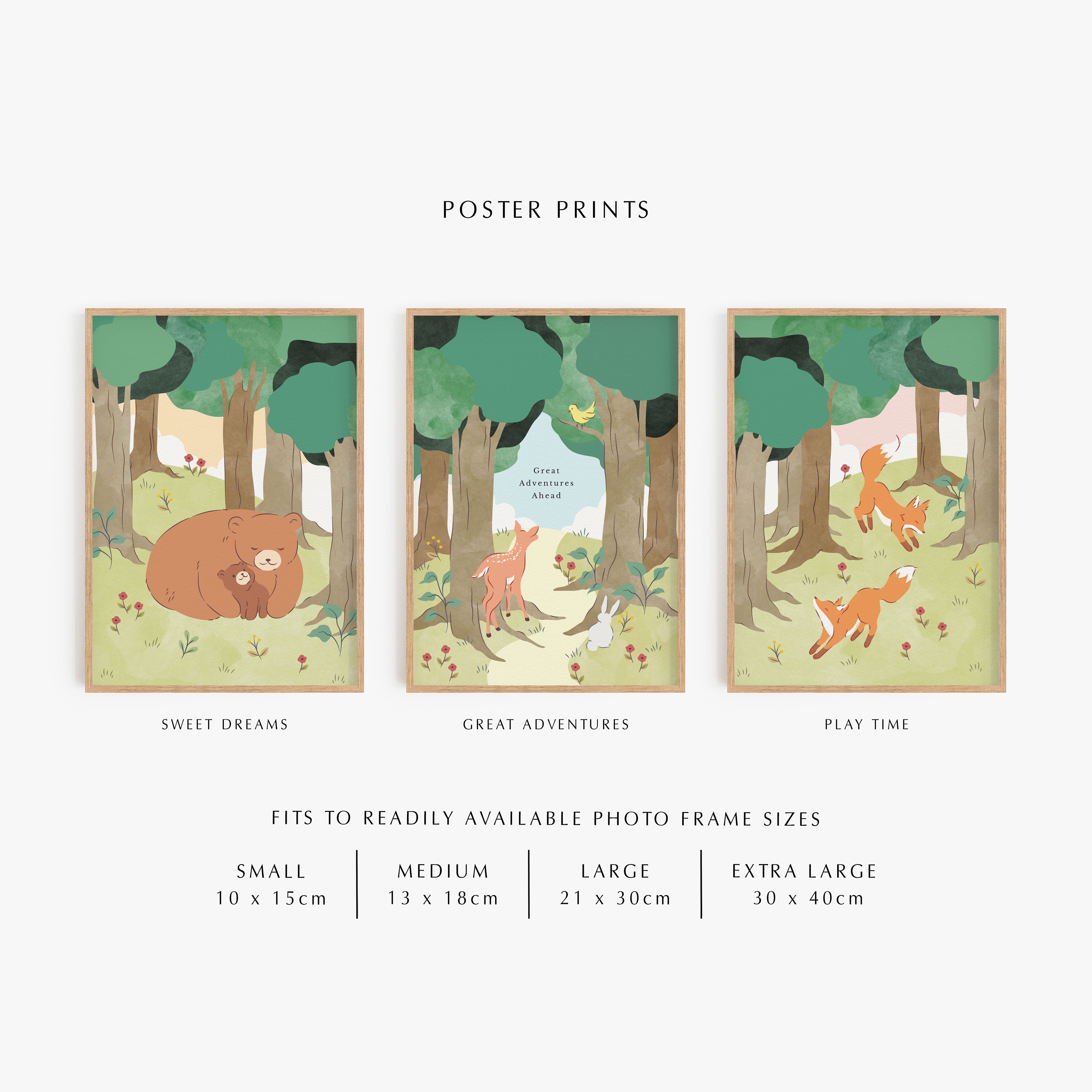 Woodland Adventure Prints