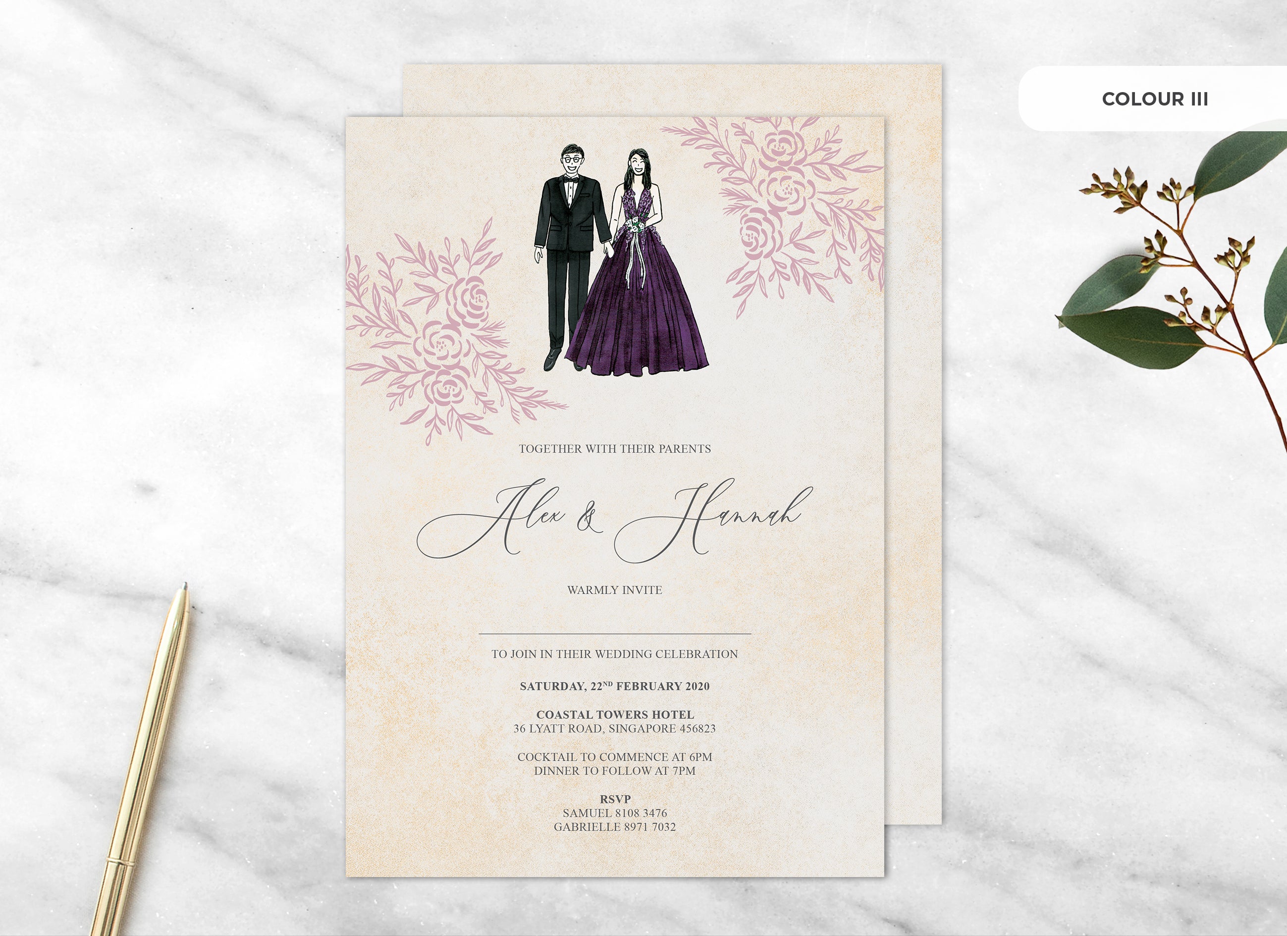 Daphne Floral Portrait