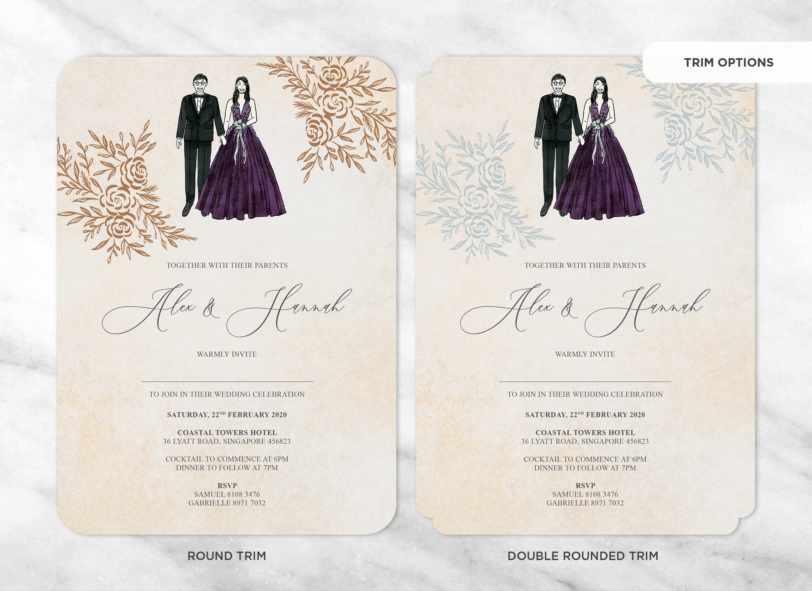 Daphne Floral Portrait