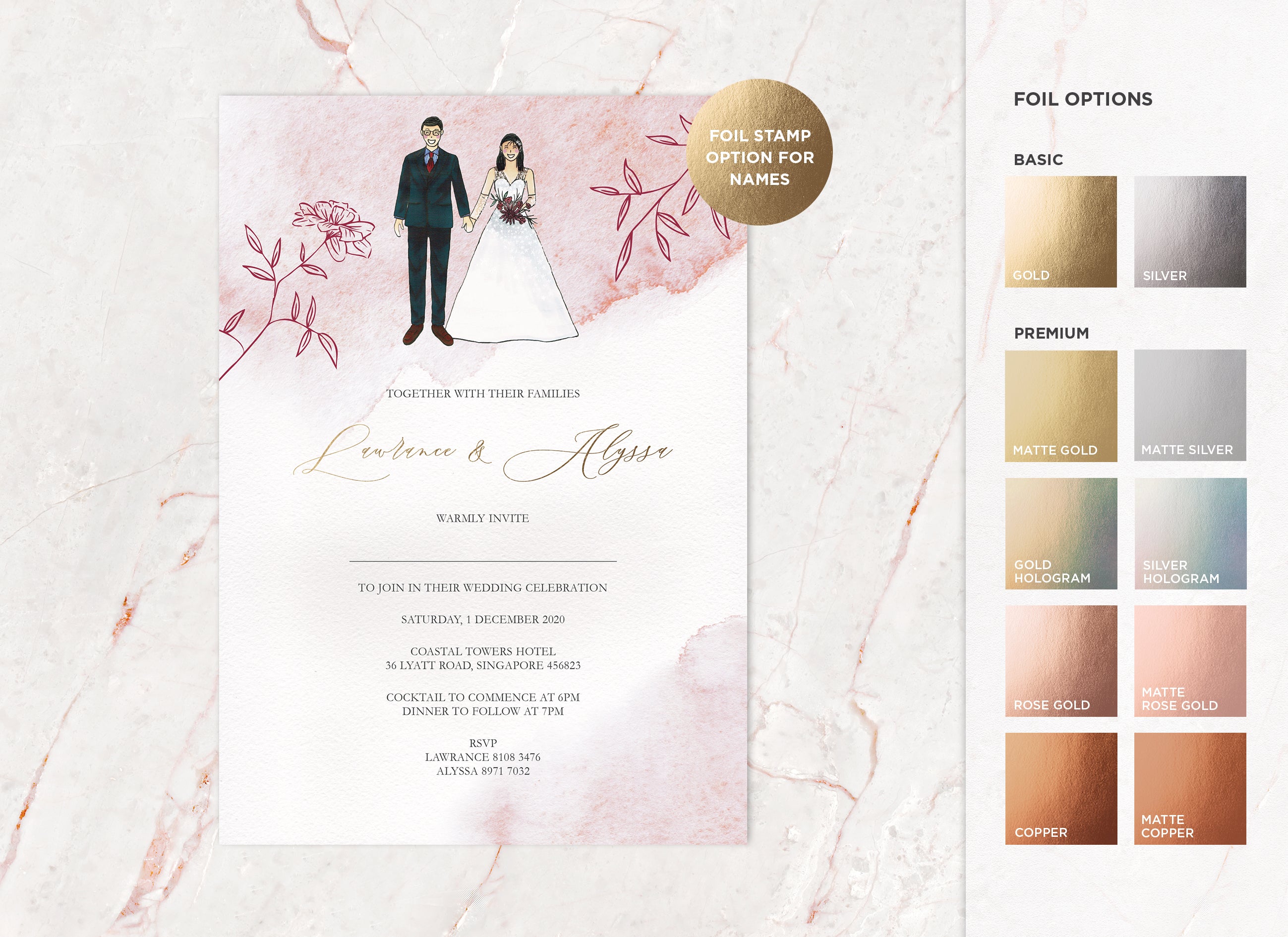 Anna Floral Portrait