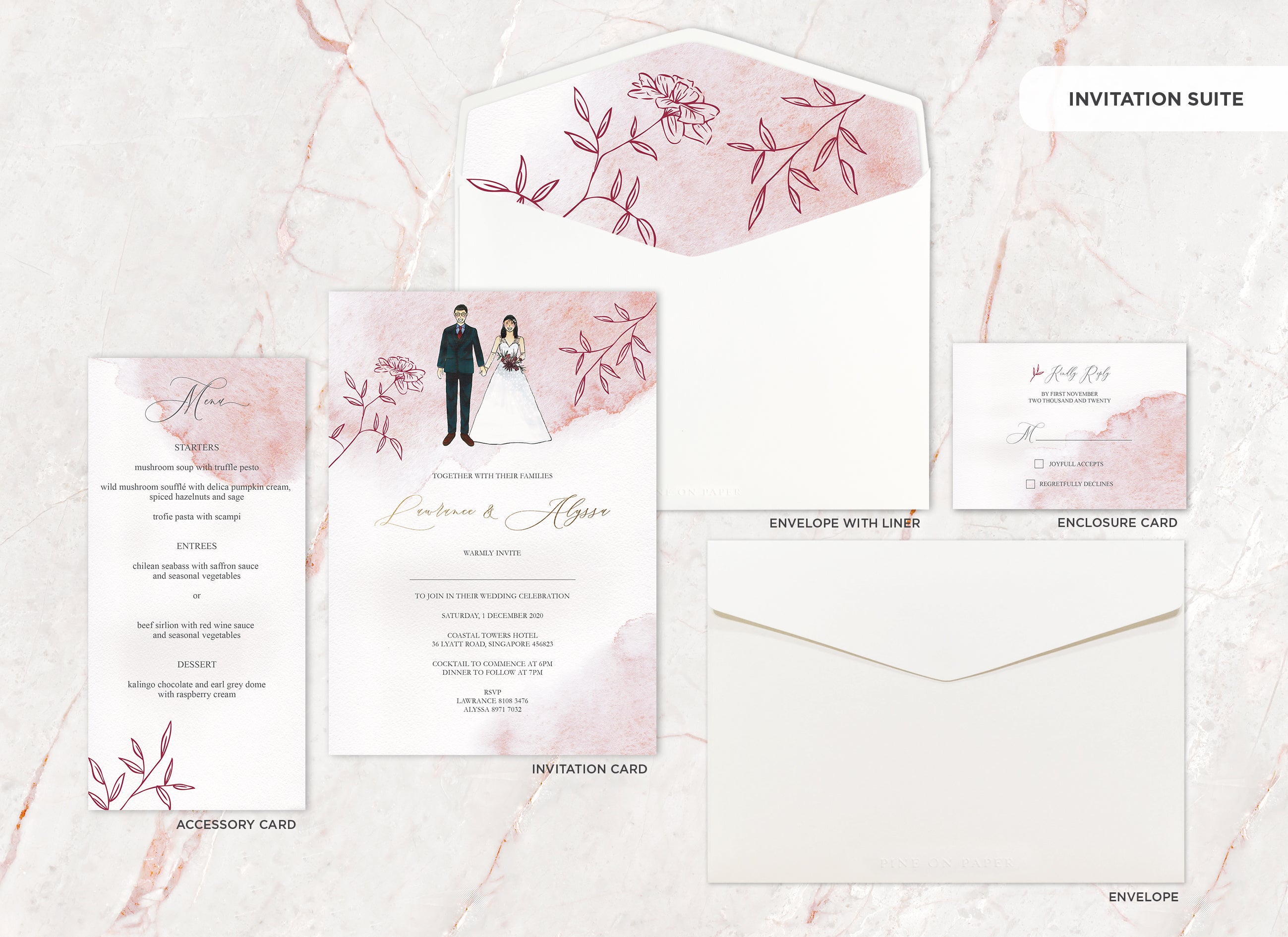 Anna Floral Portrait