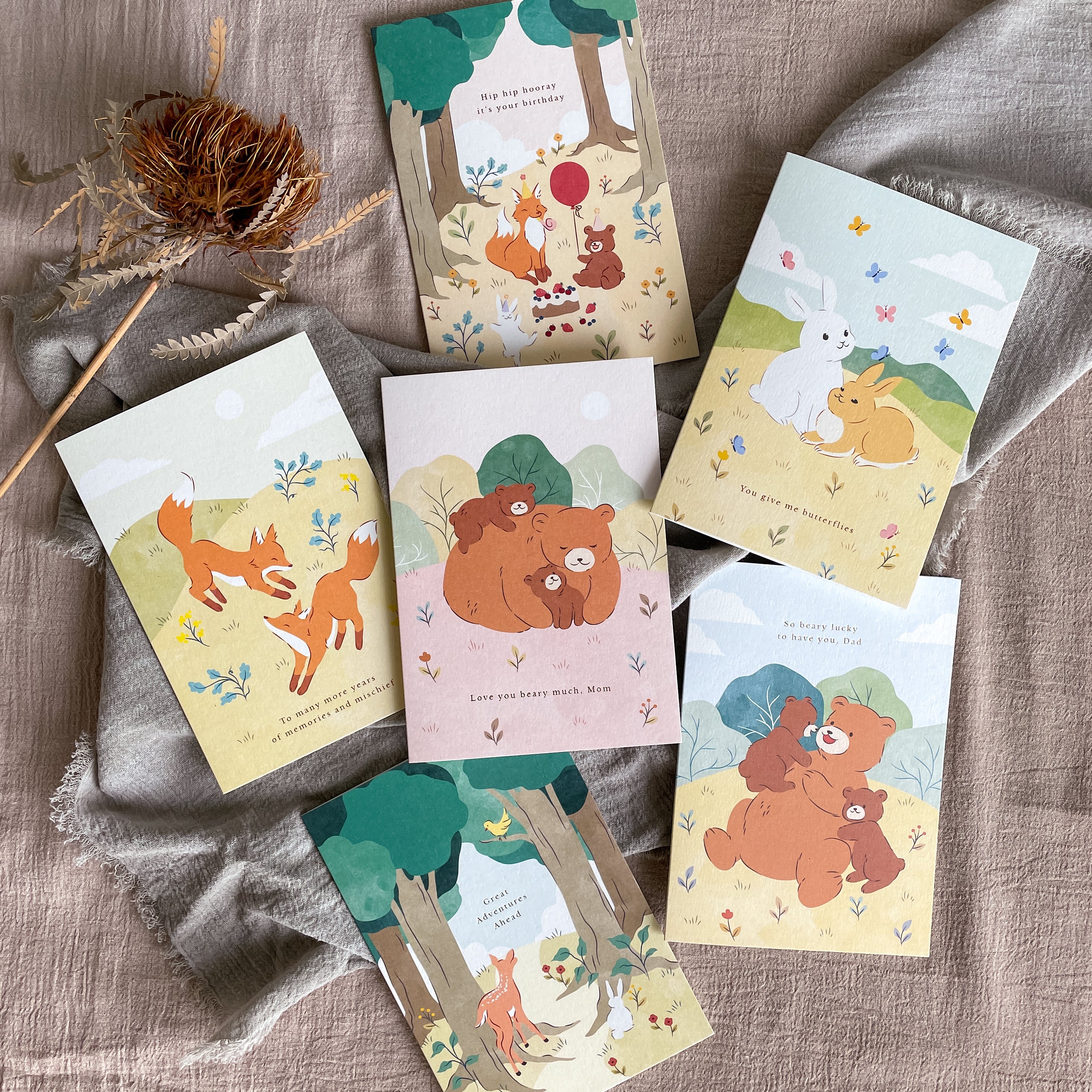 Greeting Cards Bundle (Set of 6)