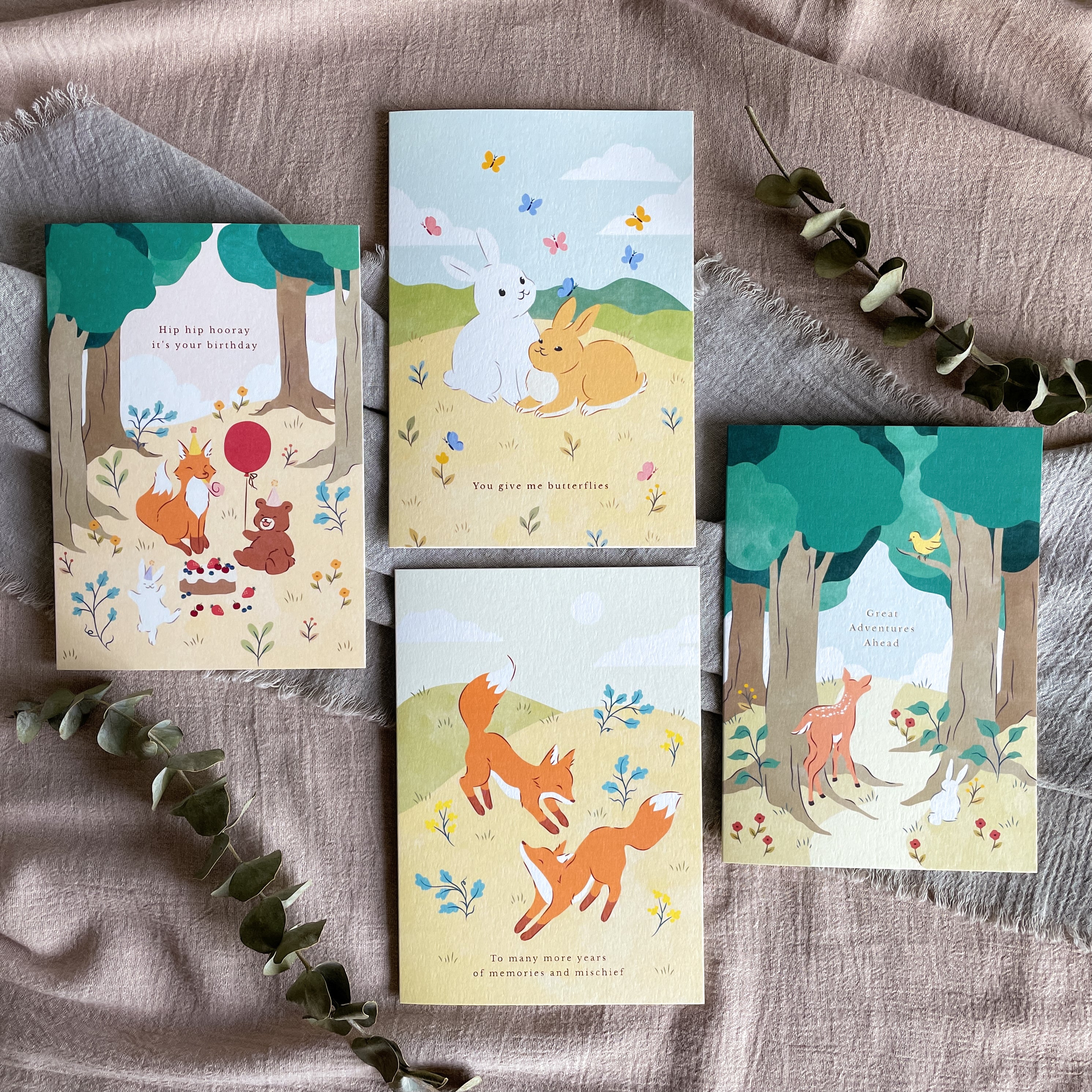 Greeting Cards Bundle (Set of 4)