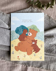 Papa Bear Greeting Card