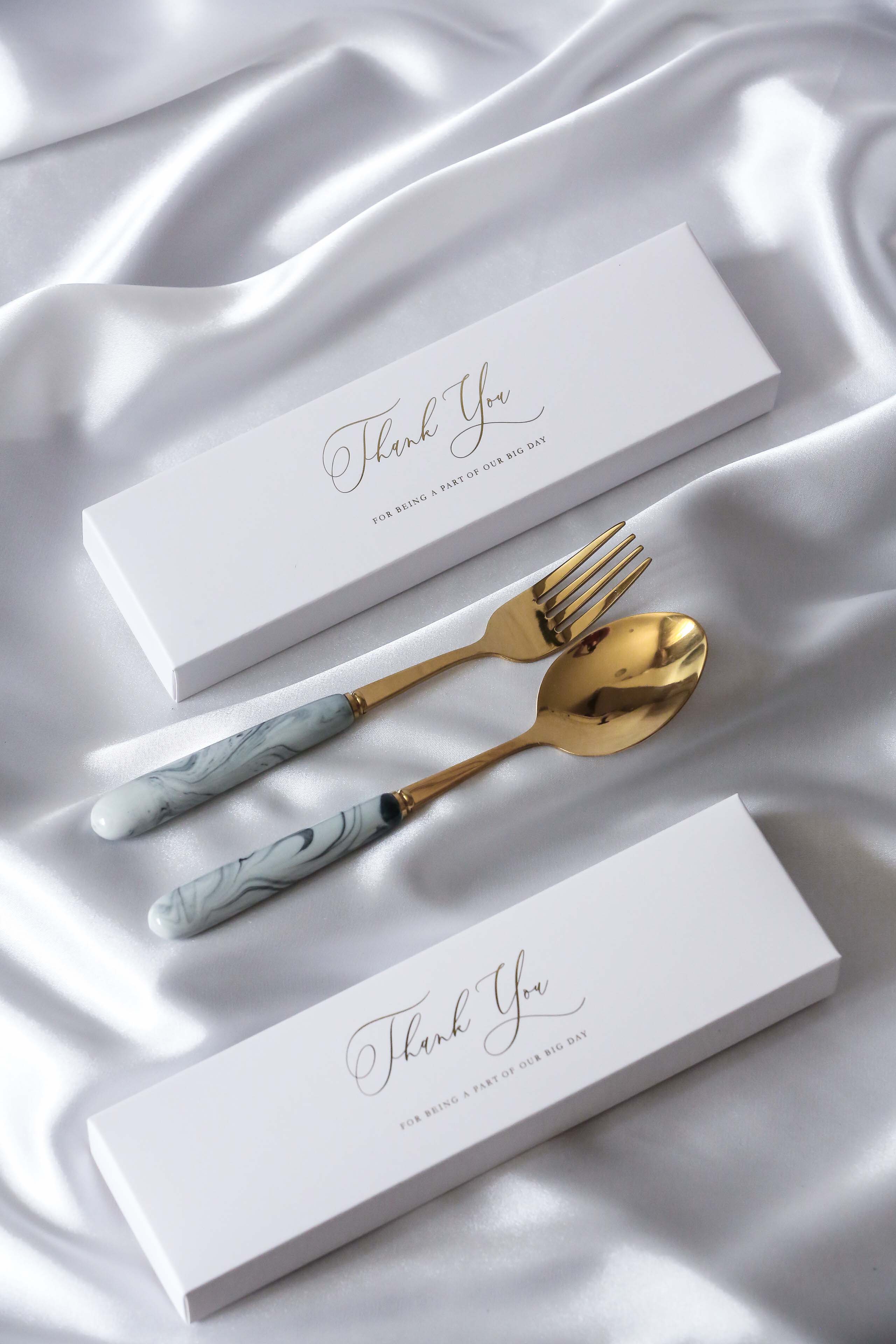 Marbled Cutlery Set