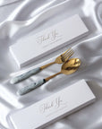 Marbled Cutlery Set - Hilton