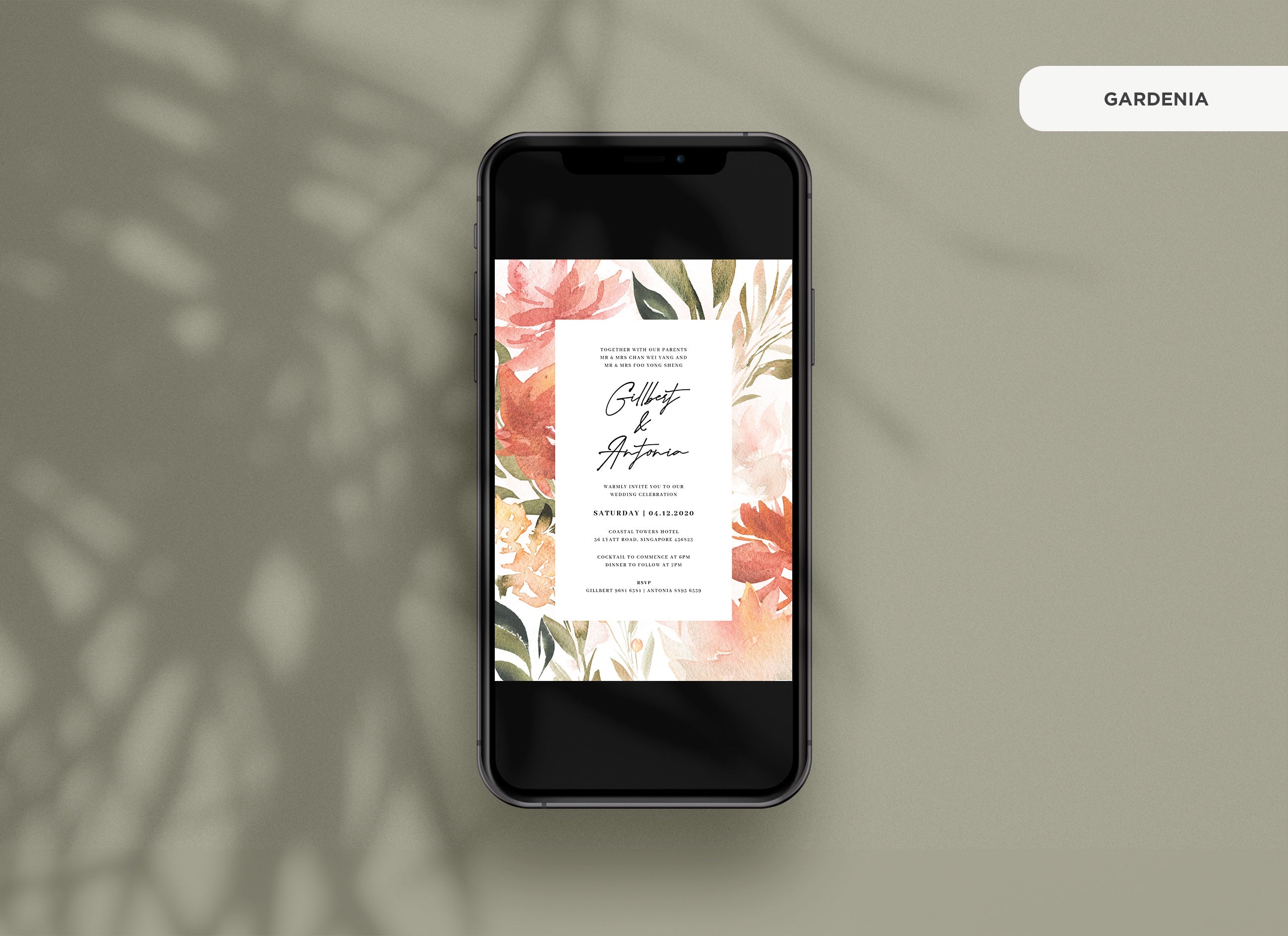E-invites | Wedding Invitations Singapore – PINE ON PAPER