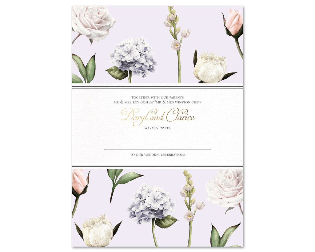 Springtime Elegance Wedding Invite – PINE ON PAPER