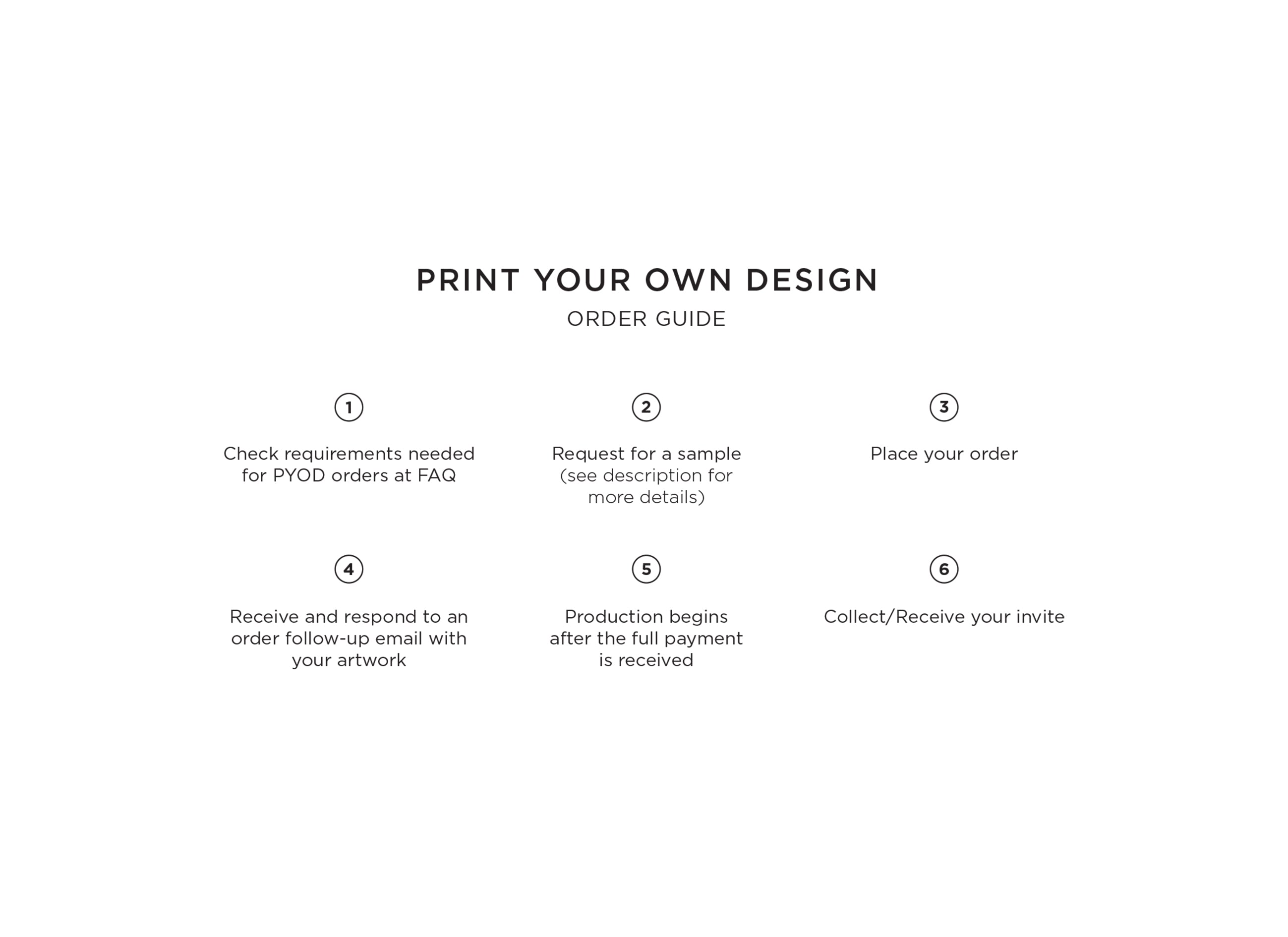 PYOD DL Custom Printing Singapore – PINE ON PAPER